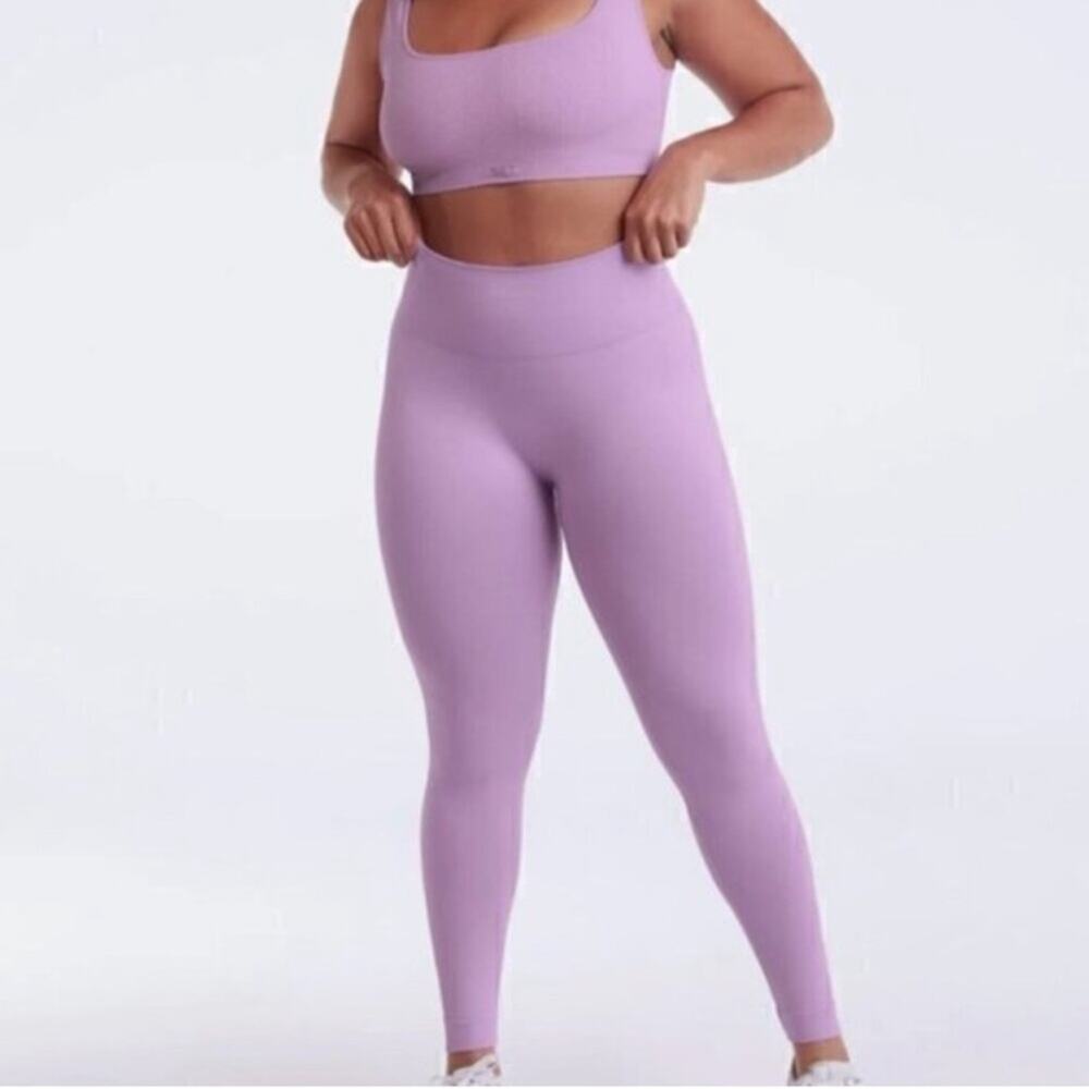 Set Active Sculptflex Seamless Leggings Purple Pink S/M